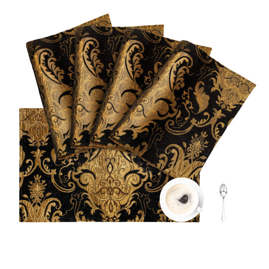 black-florence-placemats